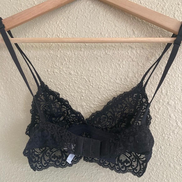 Reformation black lace bralette size small - Picture 2 of 8